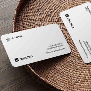 Single-Sided Business Card Print and Design